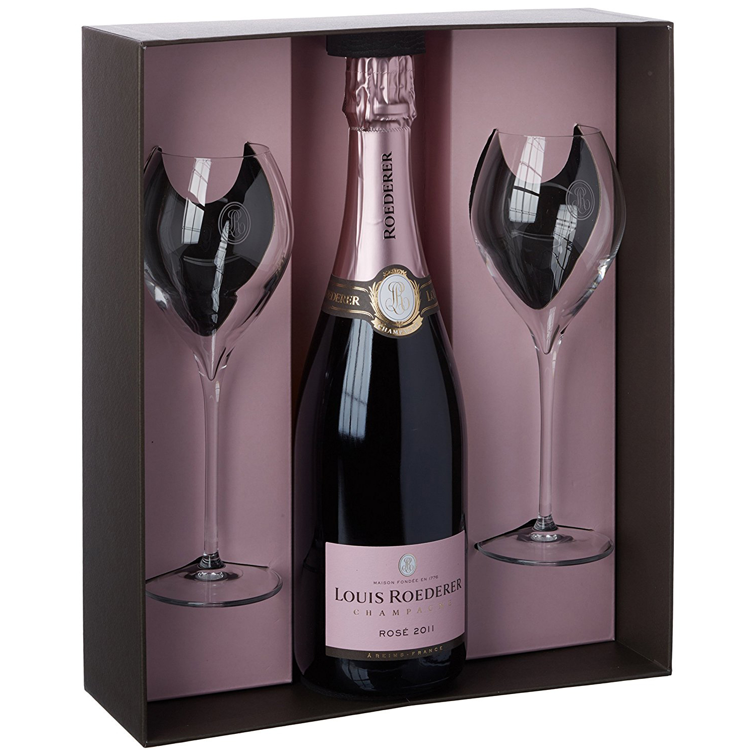 Louis Roederer 2010/2011 Vintage Rosé Champagne with Jamesse Glass