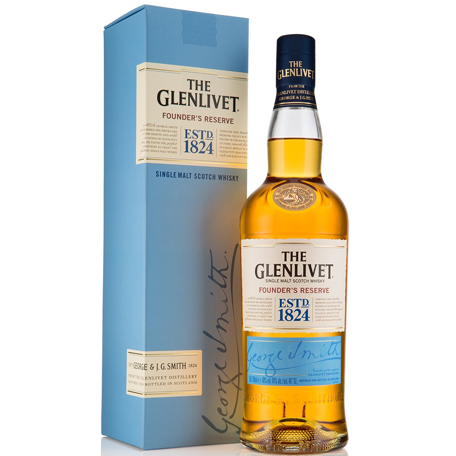 The Glenlivet Founder’s Reserve Single Malt Scotch Whiskey 70 cl – Roma