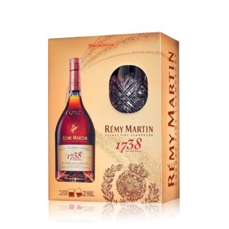 Remy Martin 1738 Accord Royal Fine Champagne Cognac Glass Pack 70 cl