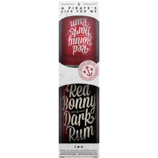 Red Bonny Dark Rum and Tin 70 cl