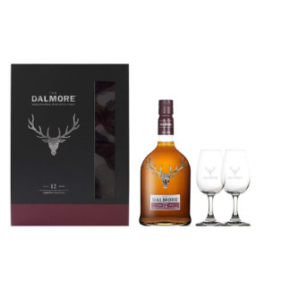 Dalmore Malt Scotch Whisky 12 Year Old Glass Gift Pack 70 cl