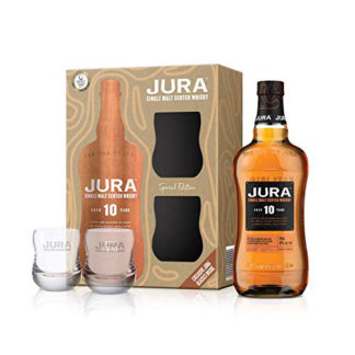 Jura 10 Year Old Single Malt Scotch Whisky Gift Pack 70 cl
